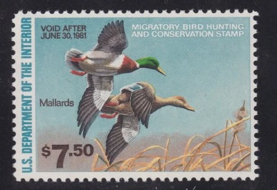 US RW47 $7.50 Duck Hunting Mint VF-XF OG NH SCV $12.50 - Image 1 of 2