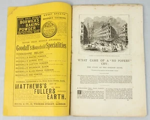 GORDON RIOTS rare penny book c1885 'What came of a No Popery cry ' illustrated - Picture 1 of 9