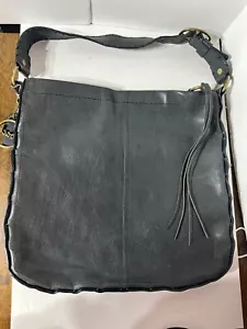 COACH THOMPSON LEGACY XL HOBO BLACK REAL LEATHER BAG. 11374 - Picture 1 of 10