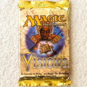 MTG: VISIONS Sealed Booster Pack from Box - Magic - Mirage Block - English - Picture 1 of 2