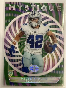 2023 Panini Illusions - Mystique Emerald #8 Deuce Vaughn (RC) - Bild 1 von 2