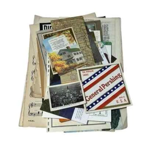 50+ piece Ephemera Lot 26 Pictures Postcards Sheet Music Etc Junk Journal Crafts - Picture 1 of 5
