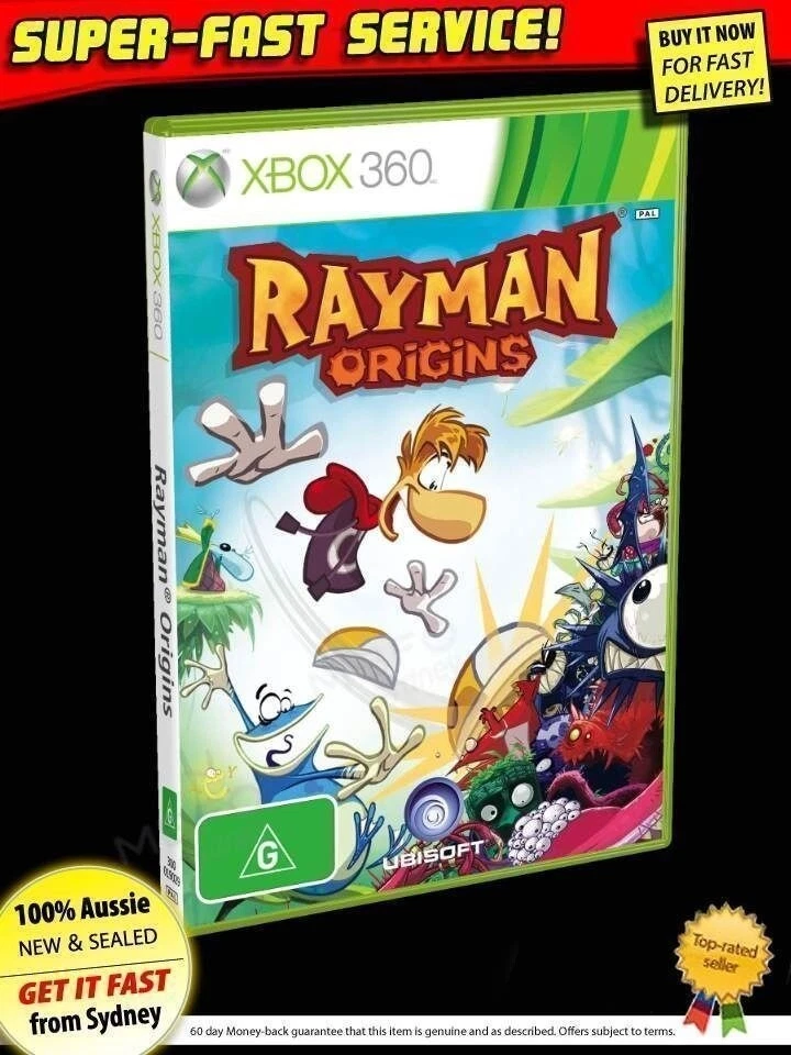Rayman Origins Xbox 360 *NEW SEALED RARE AUSSIE* Limited Edition  D1 LITHOGRAPH - Image 1 of 1