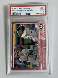 2015 Topps Update #US54 MAX MUNCY PINK Rookie RC #24/50 PSA 9 Dodgers RARE - Picture 1 of 3