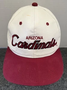 Arizona Cardinals Sports Specialities SnapBack Hat White Red Script Spellout NFL - Picture 1 of 15