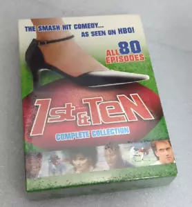 1ST & TEN: COMPLETE COLLECTION (1984-1991) DVD All 80 Episodes - Football Comedy - Picture 1 of 4