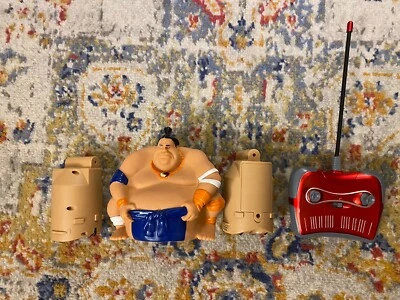 Sumo King Wrestling Remote Control Figures Action Toys RC Parts See Desc - Image 1 of 4
