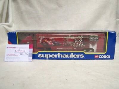 Ducati ERF Race Transporter LKW rot Corgi Superhaulers 1:64 - Bild 1 von 4