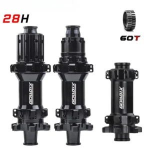 Bicycle Hub 28 Holes Mountain Bike Straight Hub Ratchet 36T/60T HG XD MS Hubs - Picture 1 of 48