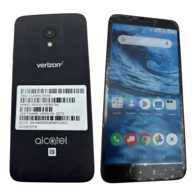 Alcatel 1X Smartphone 4G LTE Android 16GB 5.3” Display 13MP 5059S Verizon Lock - Image 1 of 4