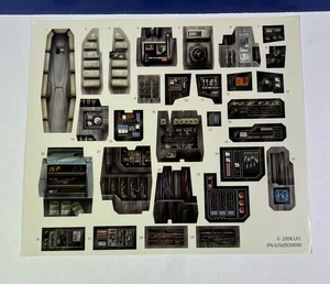 Star Wars 2008 LFL Legacy Collection Millennium Falcon unbenutzt Stickerbogen OEM - Bild 1 von 5