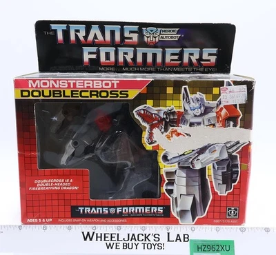 Doublecross G1 Transformers Hasbro 1987 MISB NEW TAPE SEALED NO COLOR BREAK - Image 1 of 4