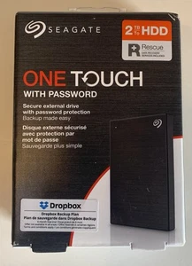 Disque dur externe portable Seagate One Touch 2 To HDD, neuf et scellé - Photo 1/4