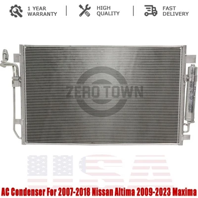 AC Condenser For 2007-2018 Nissan Altima 2009-2023 Maxima 3639 Foto 1 de 4