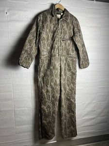Vintage Mossy Oak Original Bottomland Camo Coveralls L 90's Made In USA Hunting - Picture 1 of 8