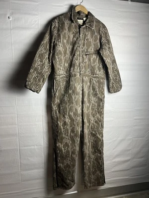 Vintage Mossy Oak Original Bottomland Camo Coveralls L 90's Made In USA Hunting - Image 1 of 4