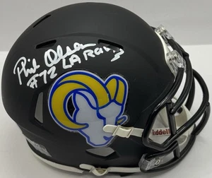 Phil Olsen Signed Autographed Los Angeles Rams Mini Helmet PSA/DNA COA - Picture 1 of 2