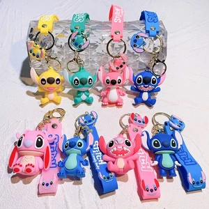 Lilo Stitch keychain cartoon key chain accessories key ring bag Hangings - Picture 1 of 8