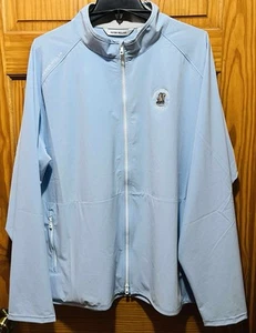 PETER MILLAR 2025 U.S. OPEN OAKMONT BLUE GOLF JACKET XXL NWT WATERPROOF - Picture 1 of 4