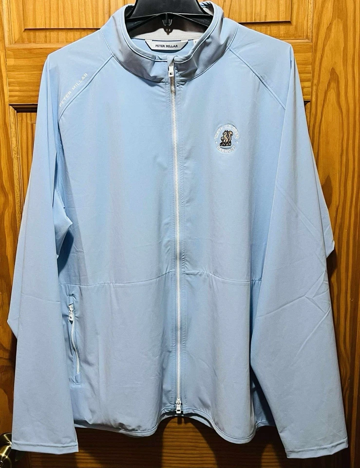 CHAQUETA DE GOLF PETER MILLAR 2025 U.S. OPEN OAKMONT AZUL XXL NUEVA CON ETIQUETAS IMPERMEABLE Foto 1 de 4