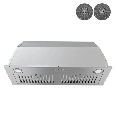 AKDY 30 in. 343 CFM Built-in Insert Kitchen Vent Ducted/Ductless Range Hood - Image 1 of 4