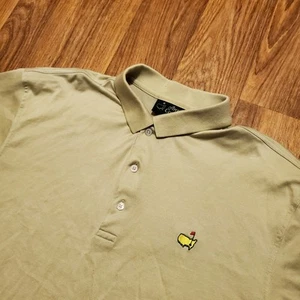Vintage Masters Polo Shirt Men Large Augusta Nationals PGA Tour Golf - Picture 1 of 7