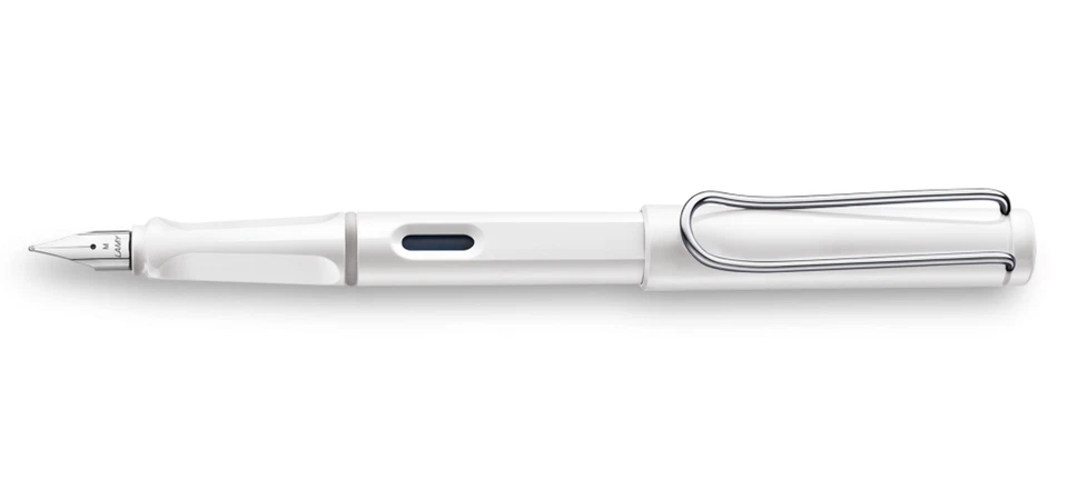 Pluma Estilográfica Lamy Safari Blanca Foto 1 de 1