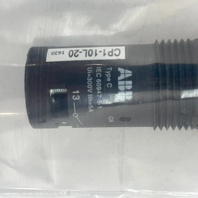 ABB CP1-10L-20 Pushbutton Switch Compact Pushbutton Momentary - Flush - Blue - Image 1 of 3