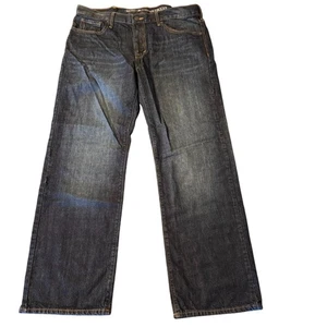 Jeans Old Navy Famosos Calce Recto Para Hombre Talla 36X32 Denim Lavado Oscuro - Imagen 1 de 9