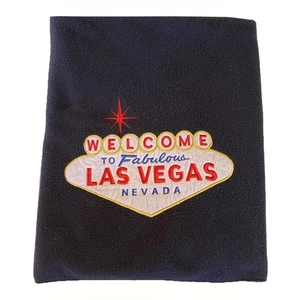 Vtg Allegiant Airlines Welcome To Fabulous Las Vegas INFLIGHT BLANKET - Picture 1 of 6