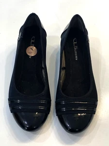 CL by Laundry Black Wedge Shoe Size 7.5 Women's - Picture 1 of 5