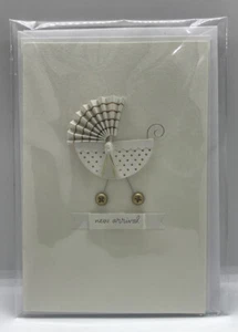 signature Hallmark New Arrival Unisex New Baby Congratulations 3D Card LAD1601 - Picture 1 of 4