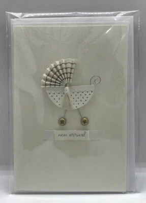 Signature Hallmark New Arrival Unisex Nuevo Bebé Felicitaciones Tarjeta 3D LAD1601 Foto 1 de 4