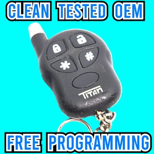 Clean Titan TS142 Aftermarket Keyless Remote Control - 1-Way T85SRC Key Fob - Picture 1 of 9