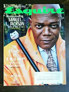 Esquire Magazine April 2019 - Samuel L Jackson - NY Tomes vs Donald Trump - M3 - Picture 1 of 2