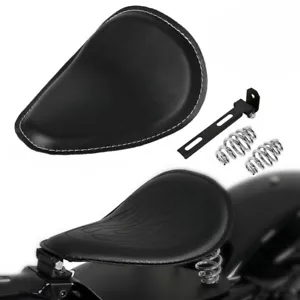 Motorcycle 3" Spring Solo Seat Bracket Mounting Kit For Harley Bobber Chopper - Picture 1 of 10