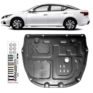 For Nissan Altima 19-22 2.0L Black Front Engine Splash Shield Under Cover 1pcs - Picture 1 of 10