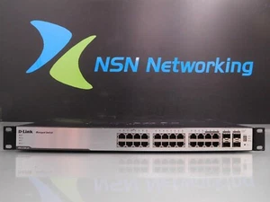 D-Link DGS-3100-24 24-Port L2 Managed Gigabit Stackable Switch w/ Rack Ears - Picture 1 of 7