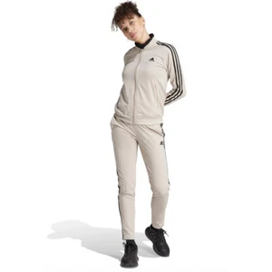 Tuta Donna Sportiva Adidas beige intera completa inverno sportiva XS S M L strip - Imagen 1 de 9