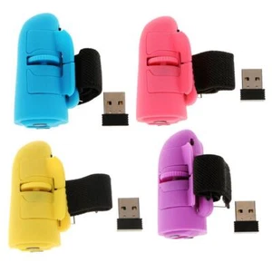 2.4GHz USB Wireless Finger Rings Optical Mouse 1200DPI for PC Laptop - Picture 1 of 6