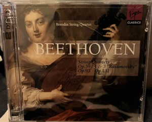 Beethoven: Borodin String Quartets Op 59/1 & 3 "Rasumovsky Op 95 Op 132 2 CD Set - Picture 1 of 2