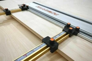 ToolCurve Parallel Guides for PowerTec Guide Rails and Track Saws - Picture 1 of 4