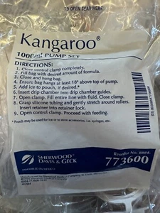 New Sealed Sherwood Kangaroo 1000ML Pump Set 773600 LOT OF 11 - Picture 1 of 3