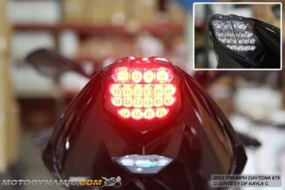 Triumph Daytona 675 13 -18 Street Triple 765 13 -23 Moto 2 Integrated Taillight Foto 1 de 4