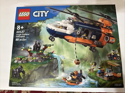 BRAND NEW, SEALED! LEGO City Jungle Explorer Helicopter 60437, 8+ yrs., 881 pcs. - Image 1 of 2