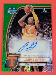 2024-25 BOWMAN CHROME JORDAN GAINEY AUTOGRAPH ROOKIE CARD TENNESSEE REFRACTOR - Picture 1 of 2
