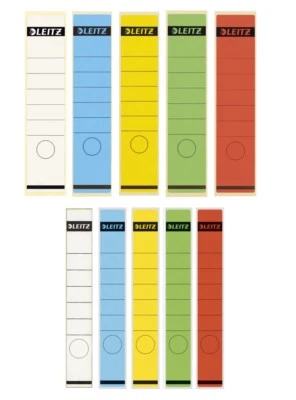 LEITZ Rückenschilder Ordnerschild Ordnerrücken selbstklebend breit / schmal LANG - Bild 1 von 3