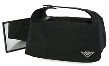 Authentic BOTTEGA VENETA Black Nylon Pouch Hand Bag Purse #53291D