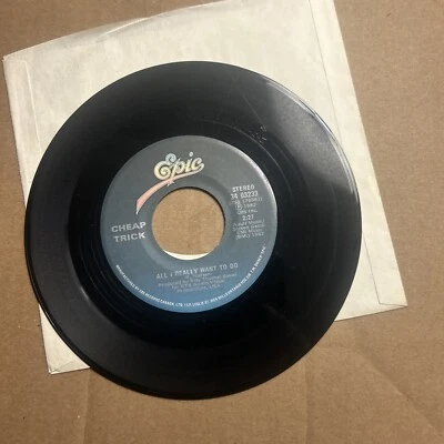Cheap trick all I really want to do/she's tight 1982 epic 45 - Image 1 of 4
