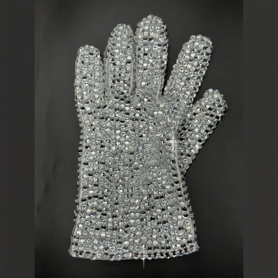 Rare Michael Jackson Handmade Rhinestone Glove for Collection Impersonator - Bild 1 von 4